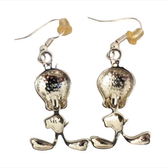Warner Brothers Looney Toons Tweety Bird Dangling Yellow Earrings - Picture 2 of 3